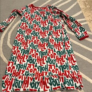 Carter's Red and Green Cozy Fleece Nightgown 12-14